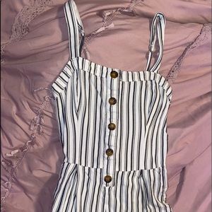 Striped Hollister Romper (shorts)